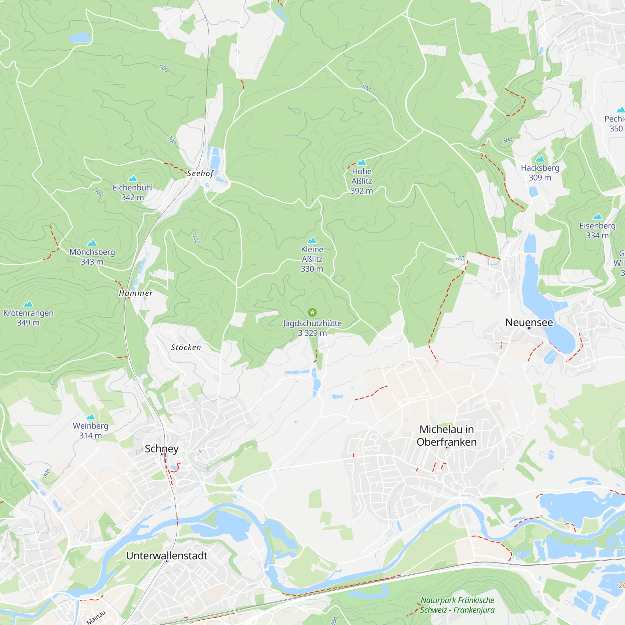Jagdschutzhütte 3 map