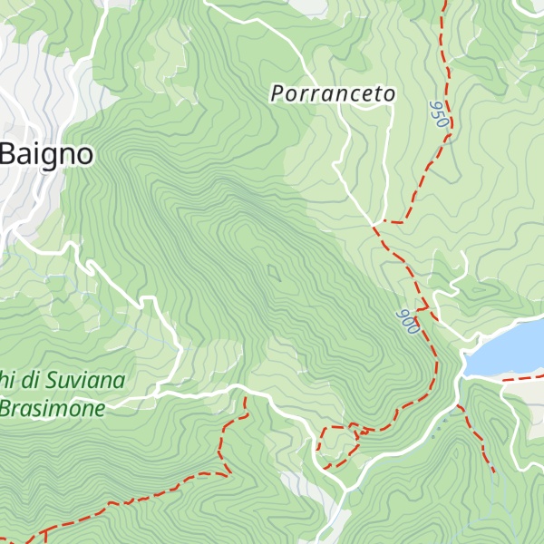 Map of Monte di Baigno
