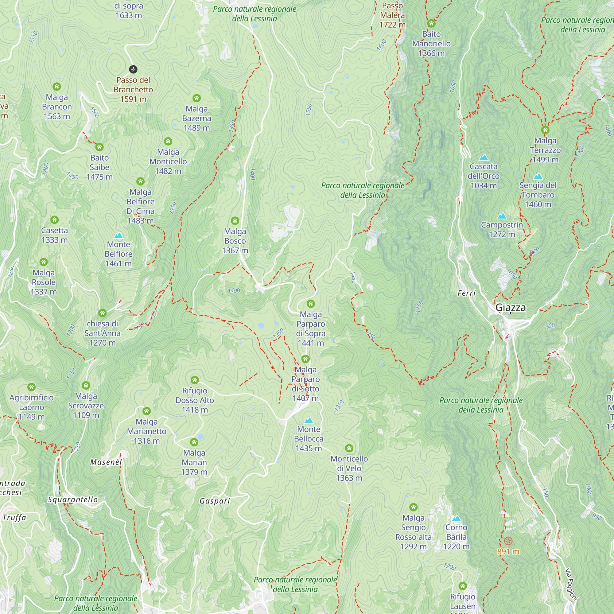 Parparo di sopra map