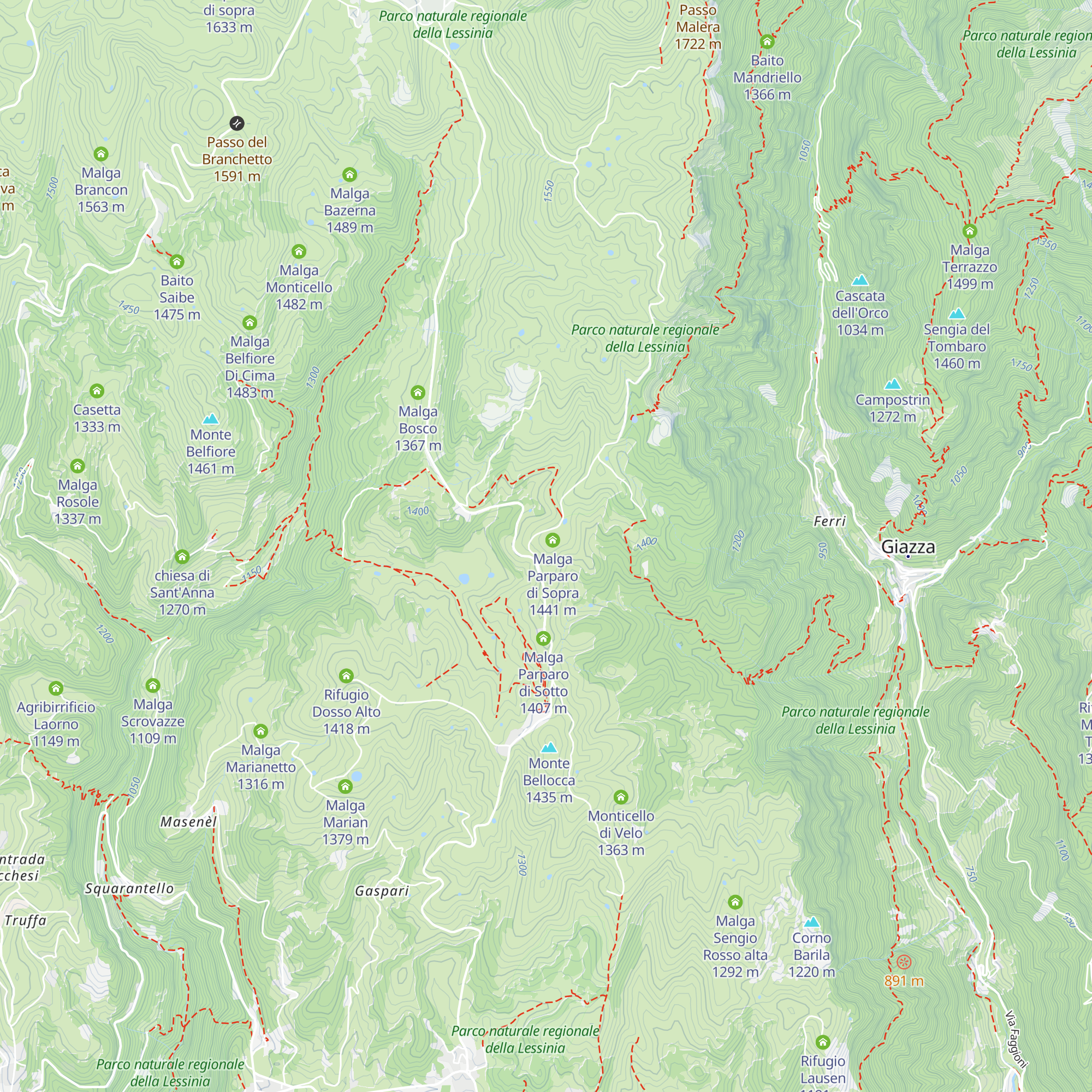 Parparo di sopra map