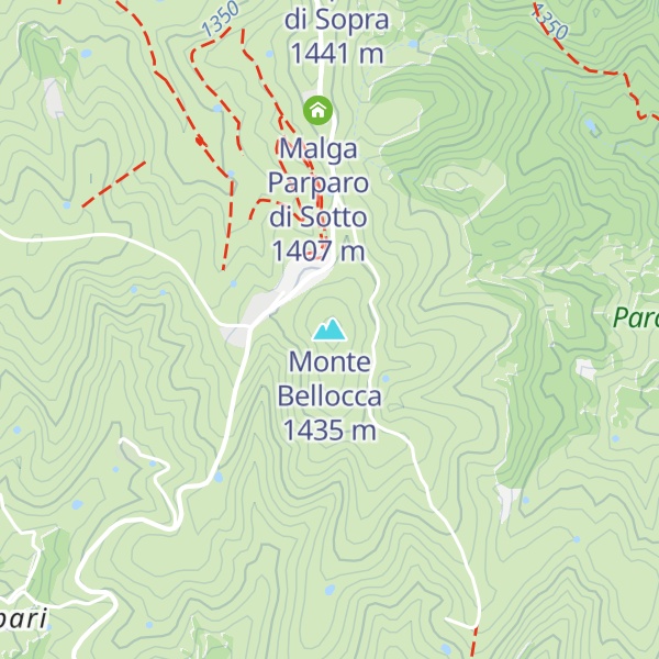 Map of Monte Bellocca