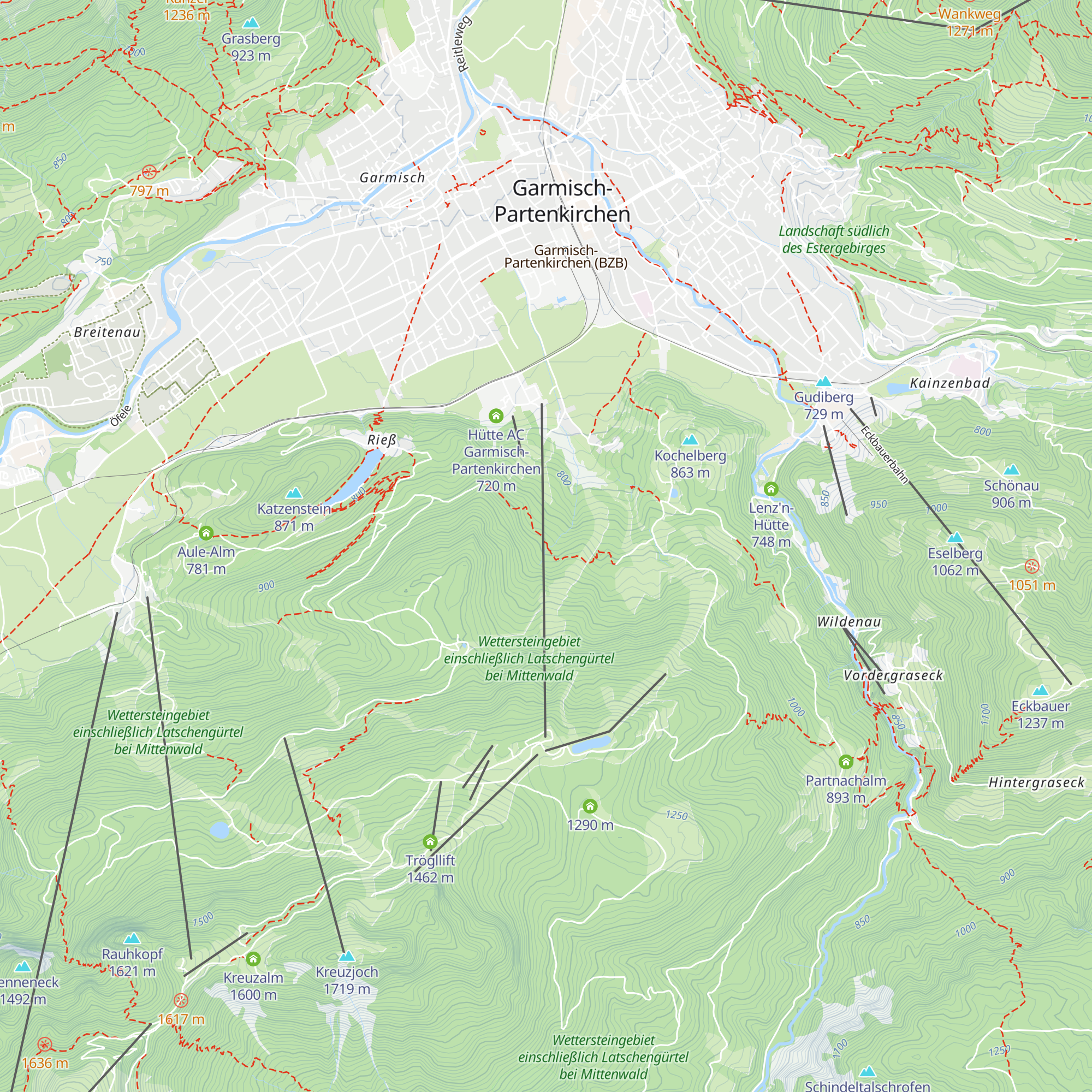 Geräte-/Holzlager map