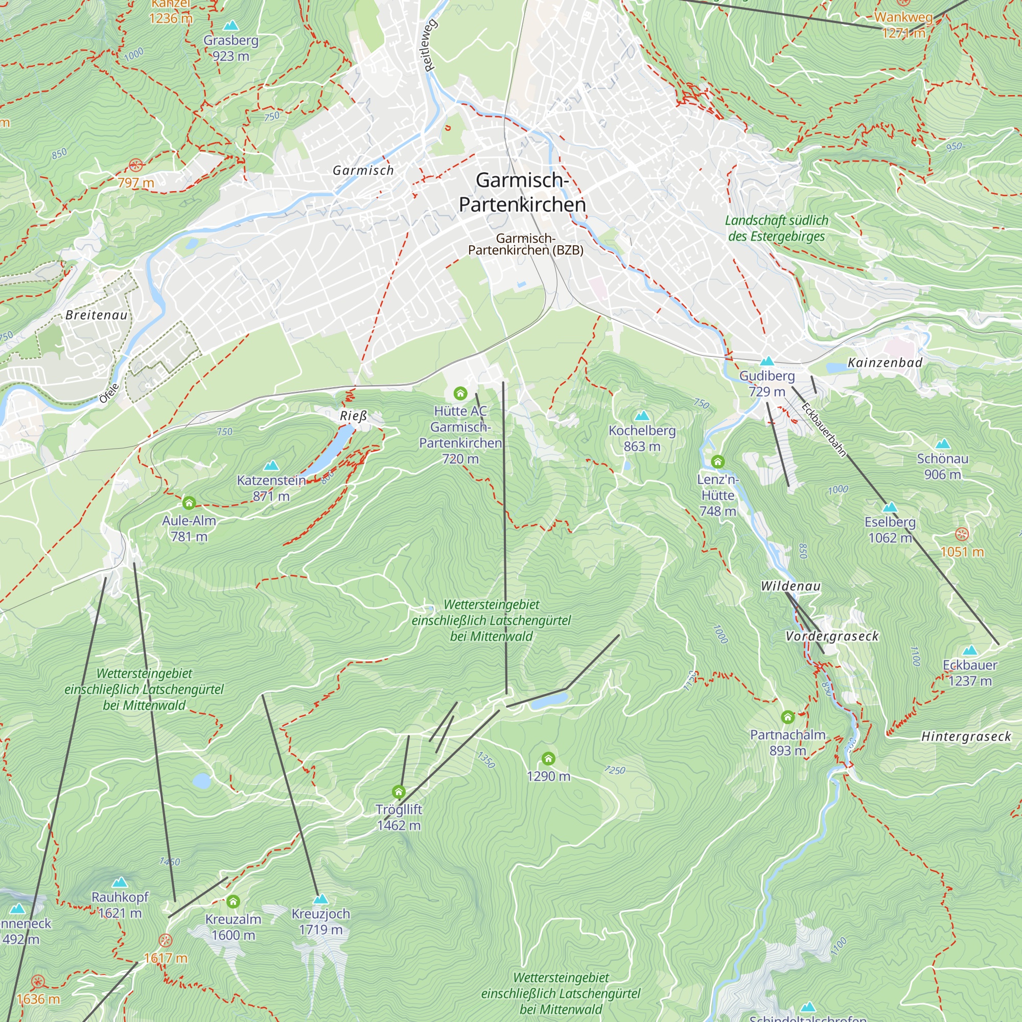 Schnitzschulhütte map