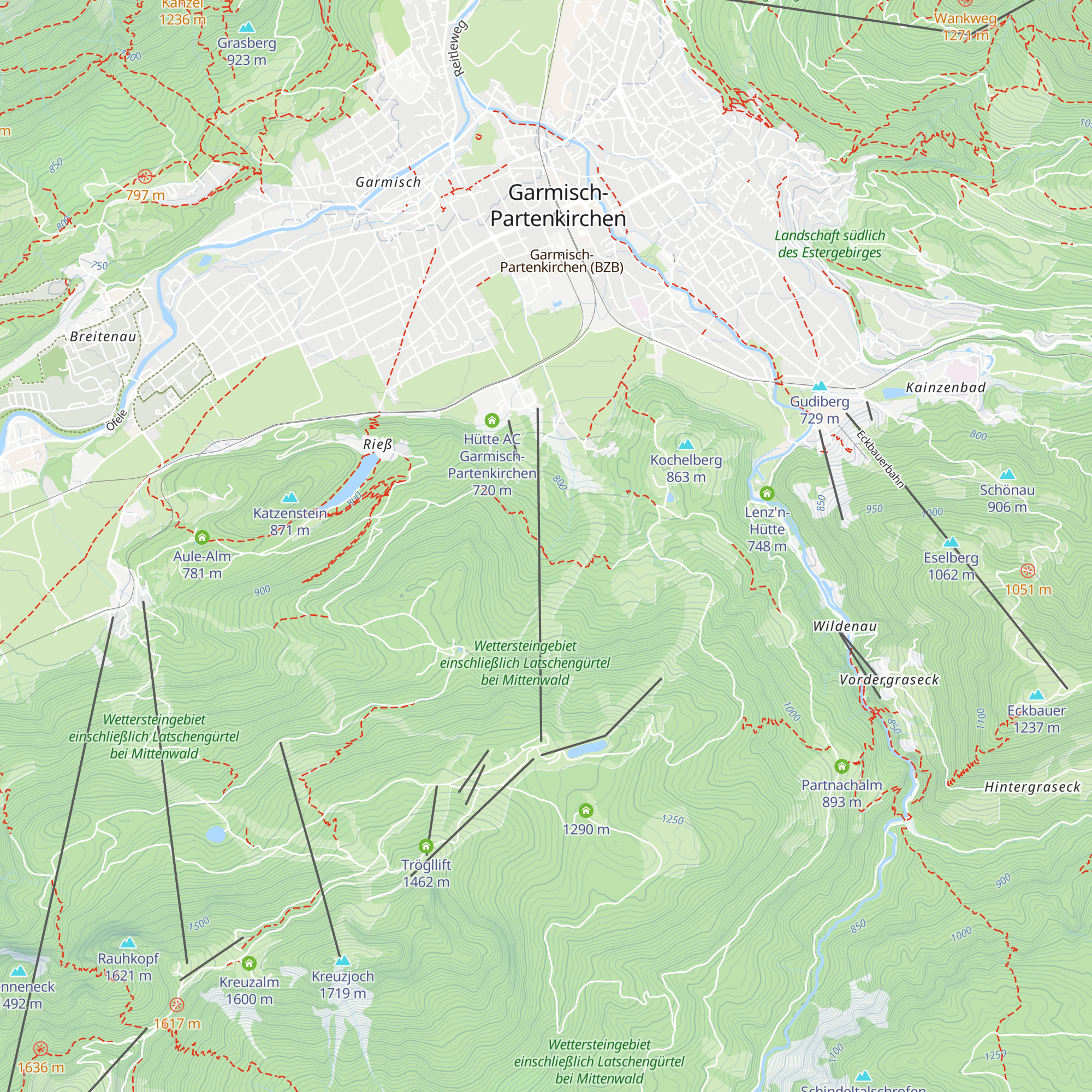 Schnitzschulhütte map