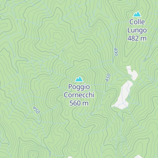 Map of Poggio Cornecchi