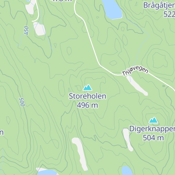 Map of Storeholen