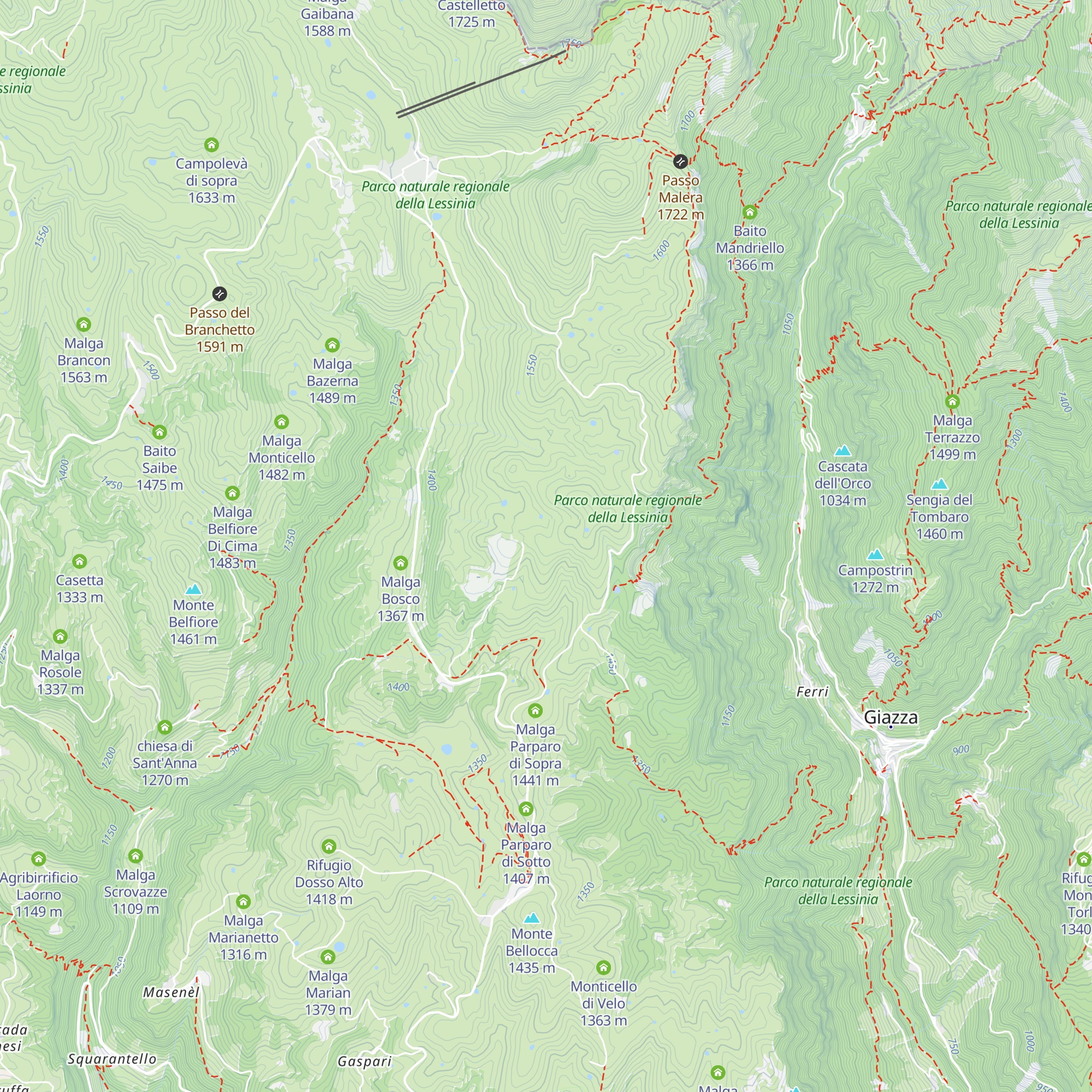 Malga Pigarolo map