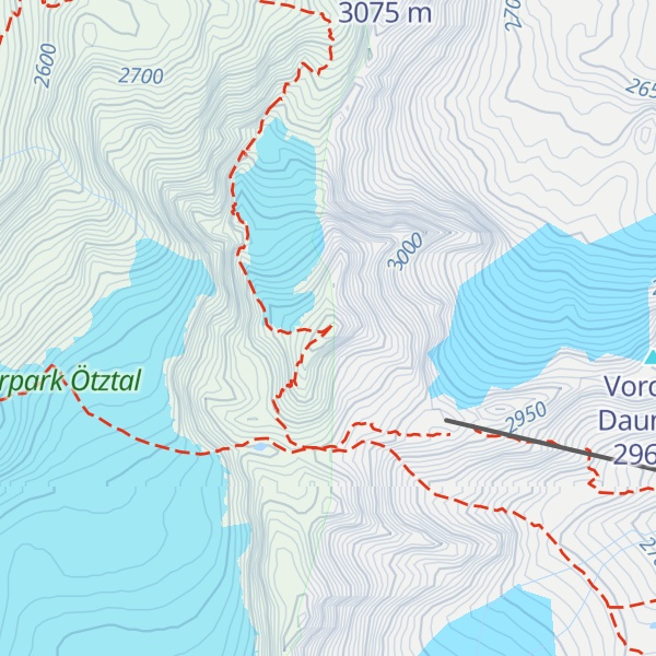 Map of Hinterer Daunkopf
