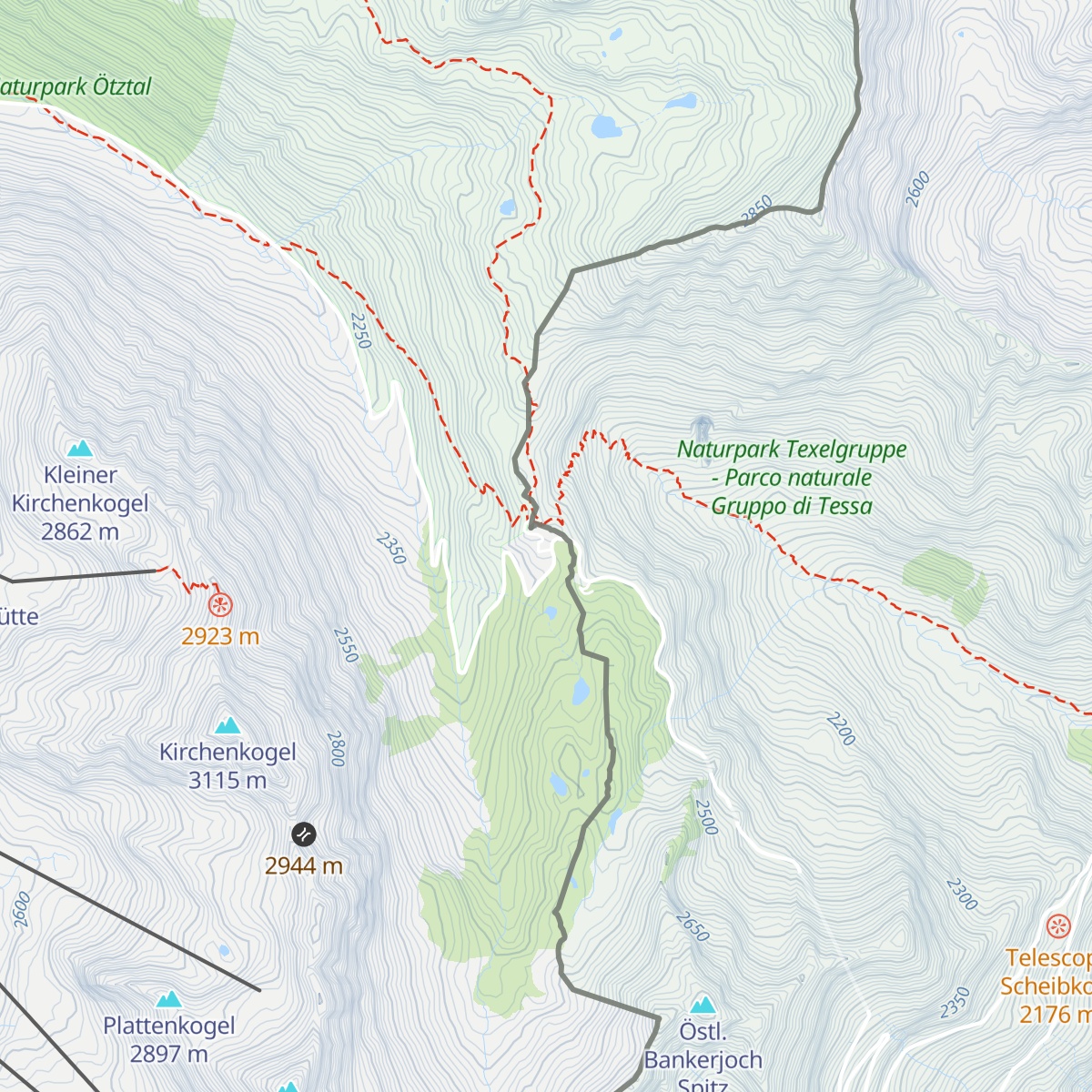 Rasthaus Timmelsjoch map
