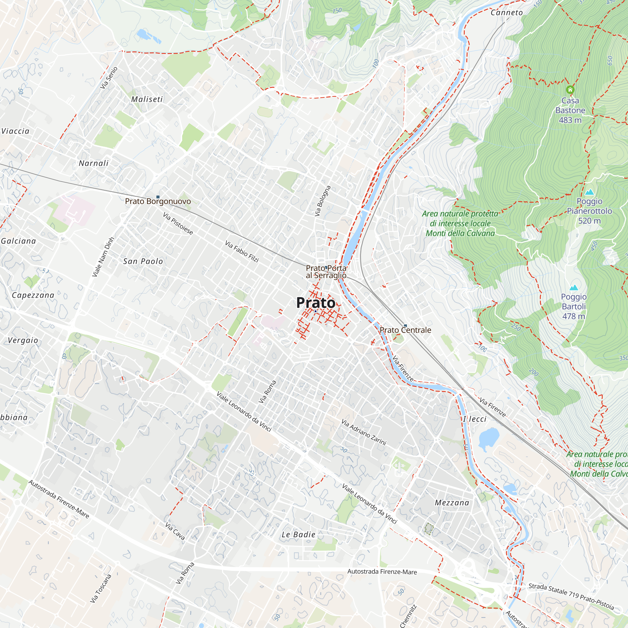 Tourist information map