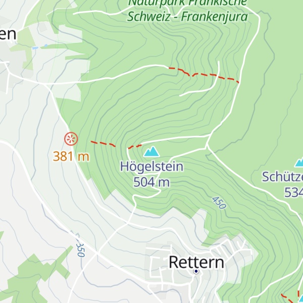 Map of Högelstein