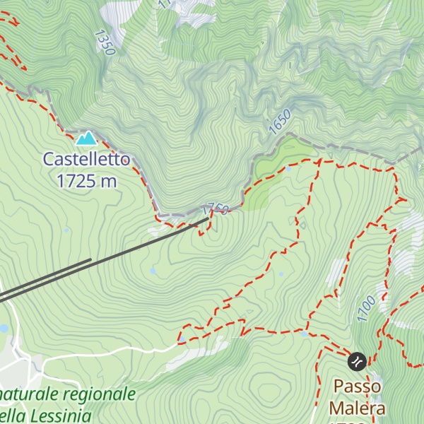 Map of Castel Gaibana