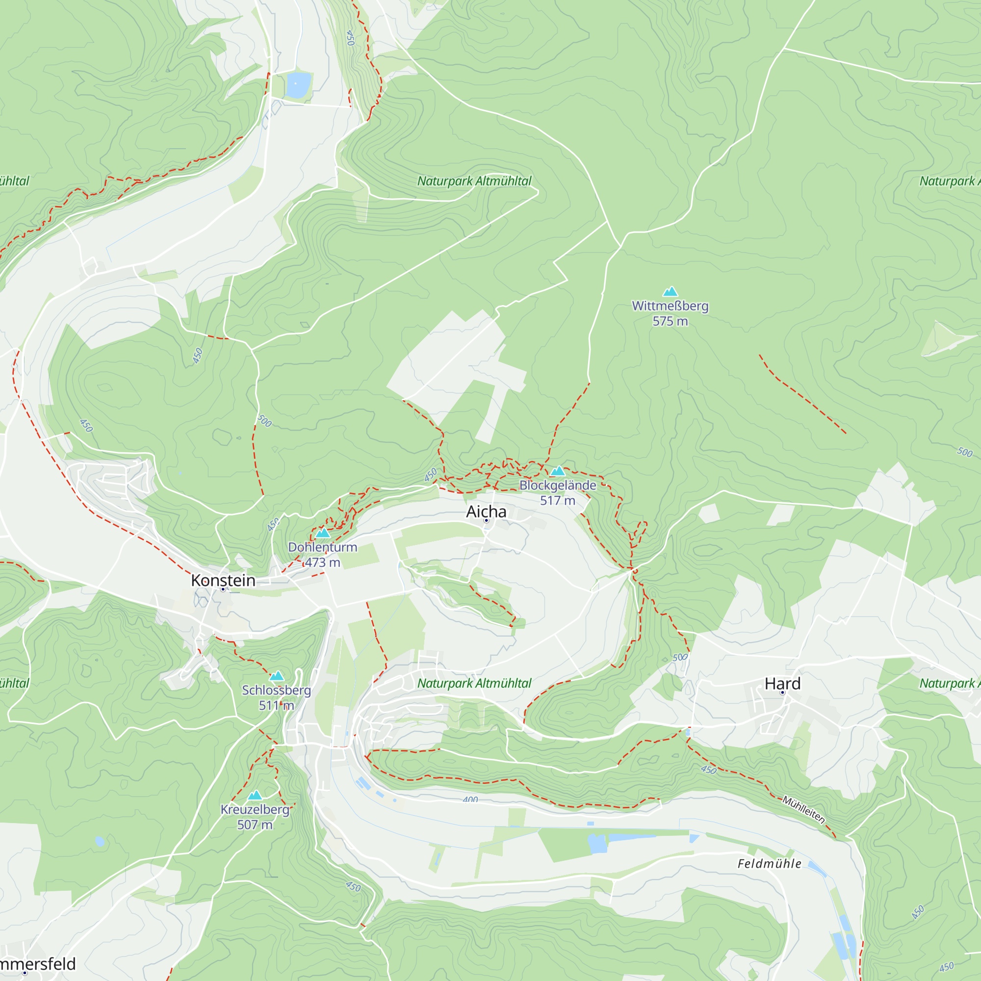 Kletterheim Aicha map