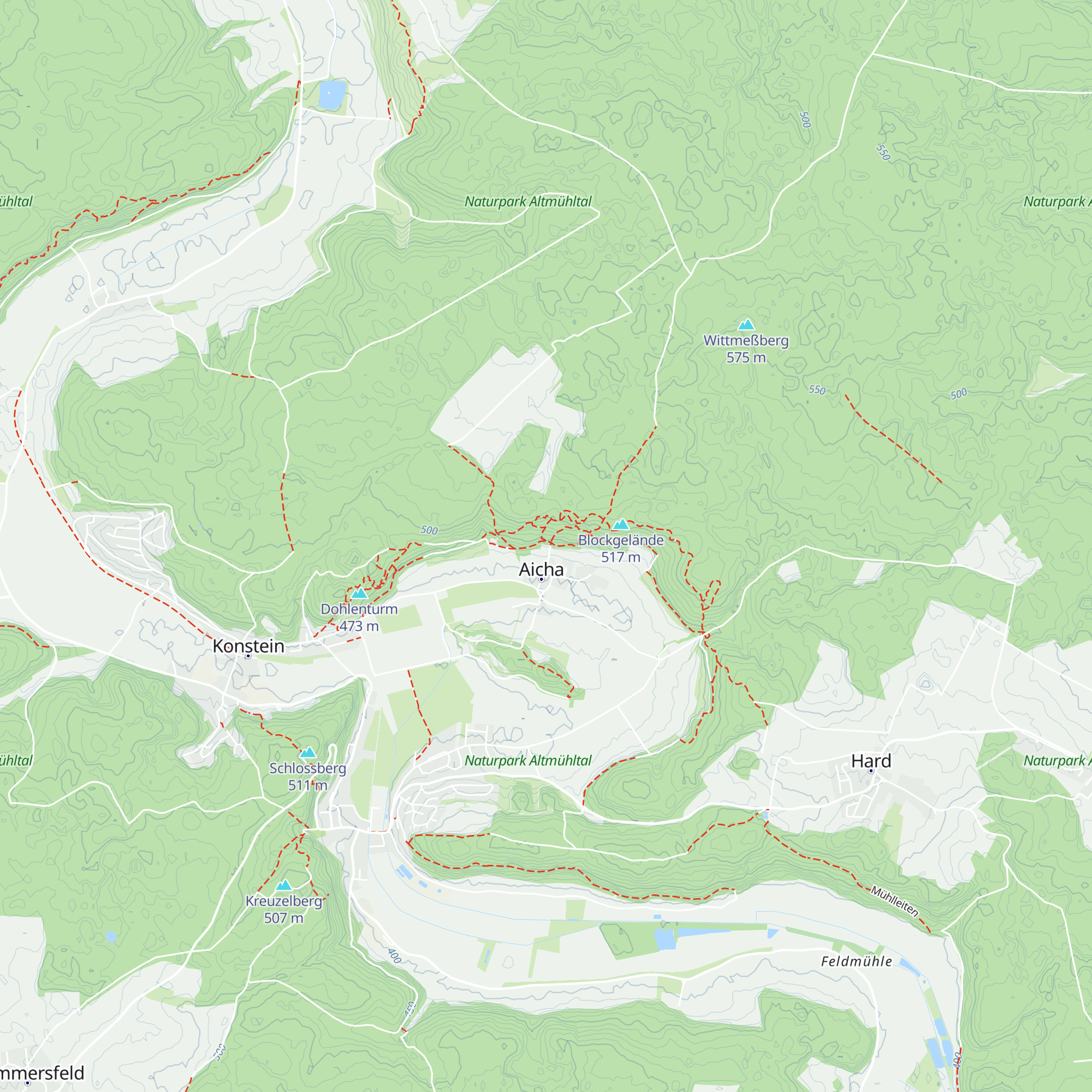 Kletterheim Aicha map