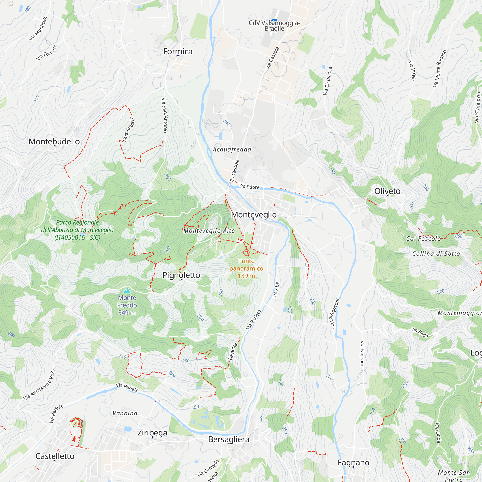 Centro Parco San Teodoro map