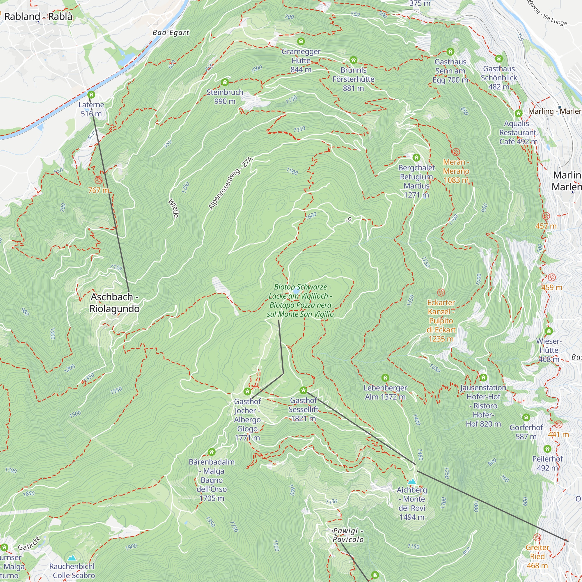 Gasthaus Seespitz map