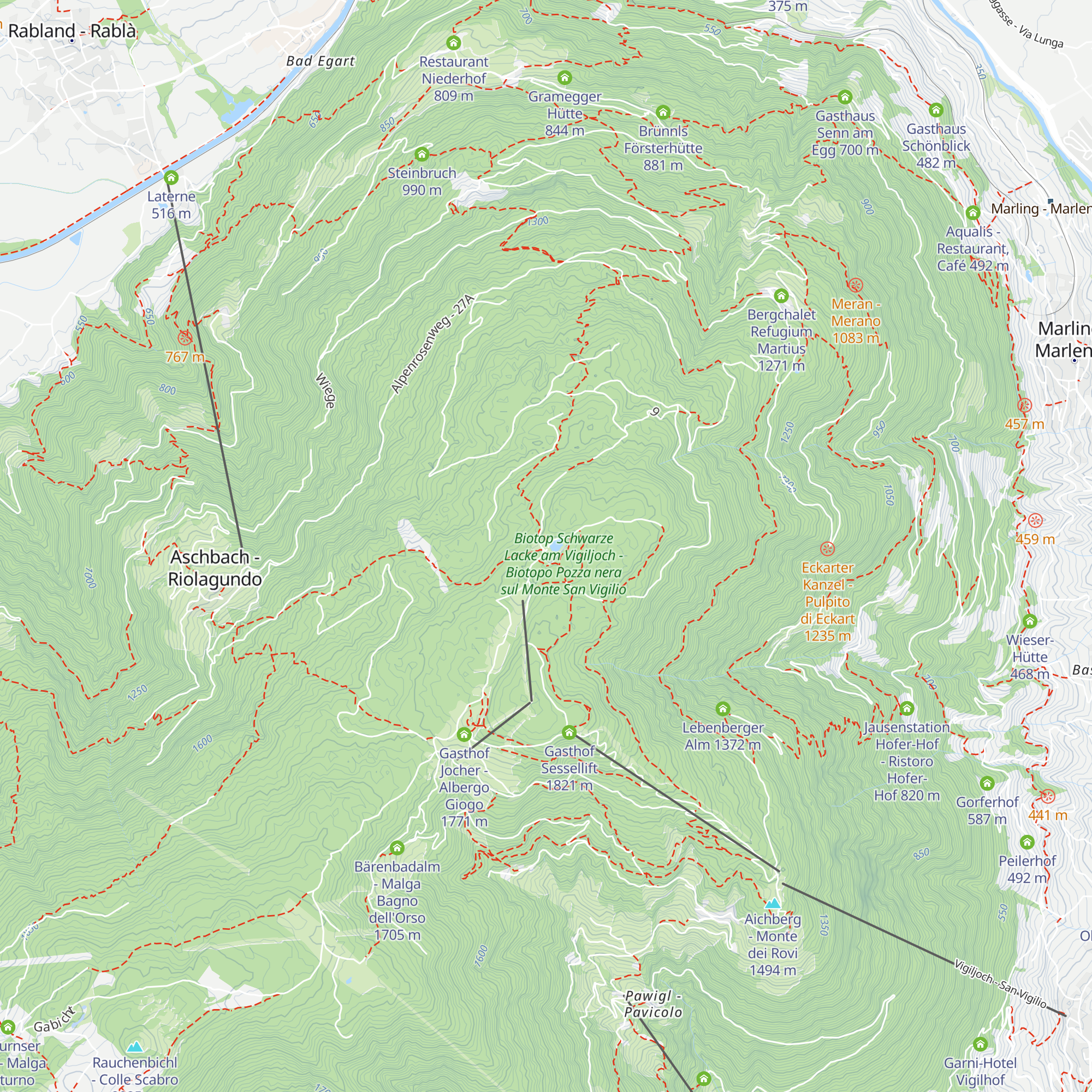 Gasthaus Seespitz map