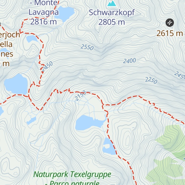 Map of Schutzhütte Oberkaseralm
