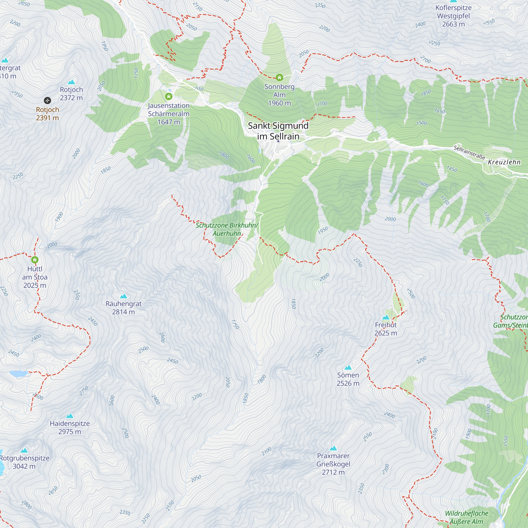 Gleirschalm map