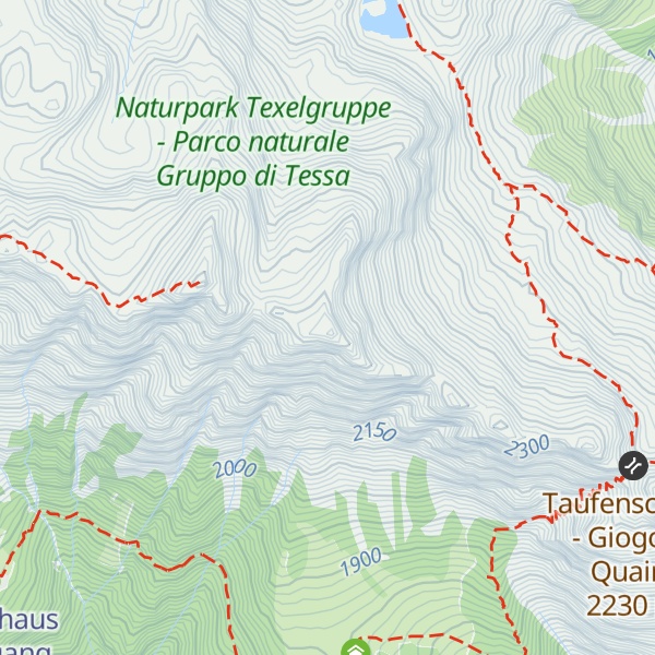 Map of Kleiner Rötelspitz