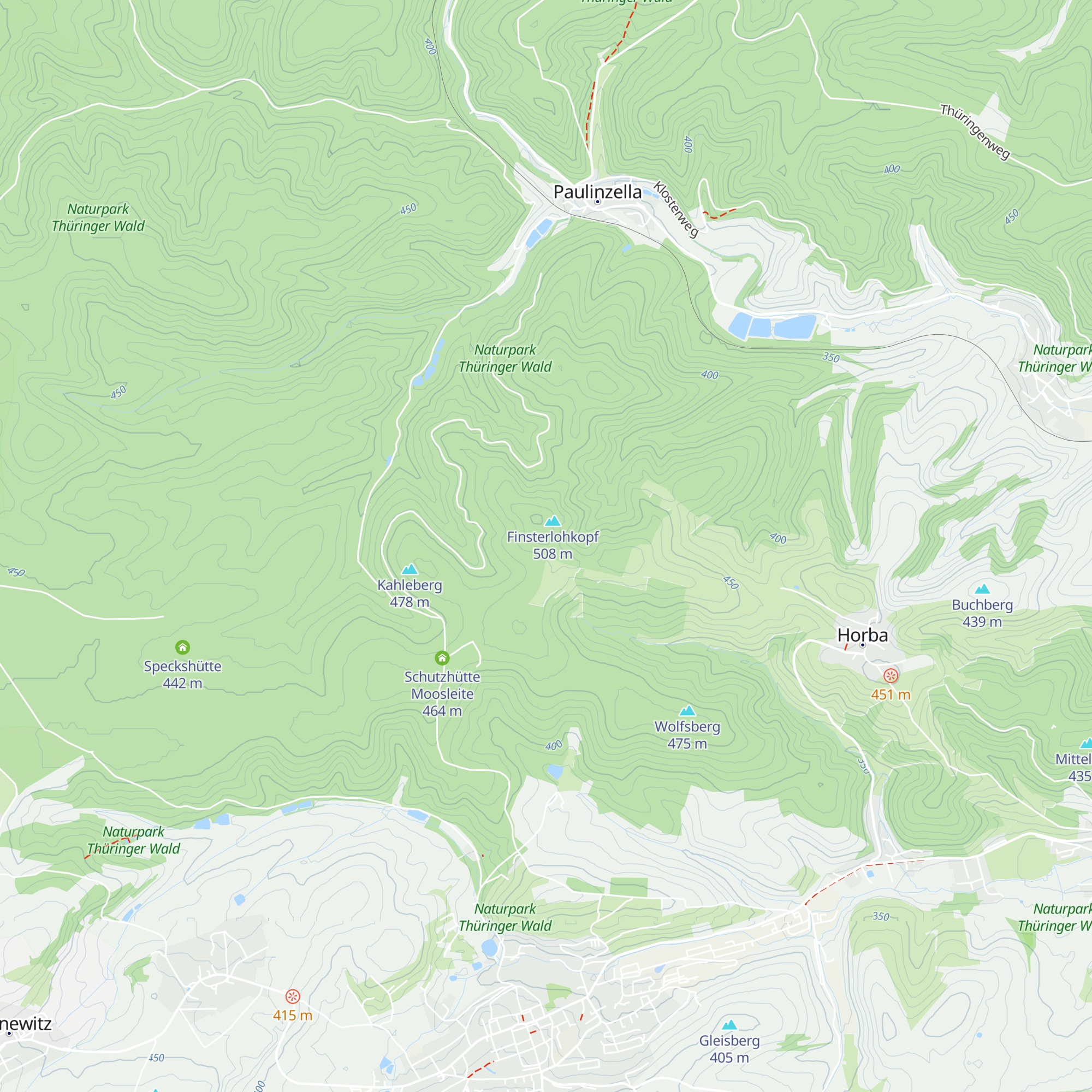 Finsterlohkopfhütte map
