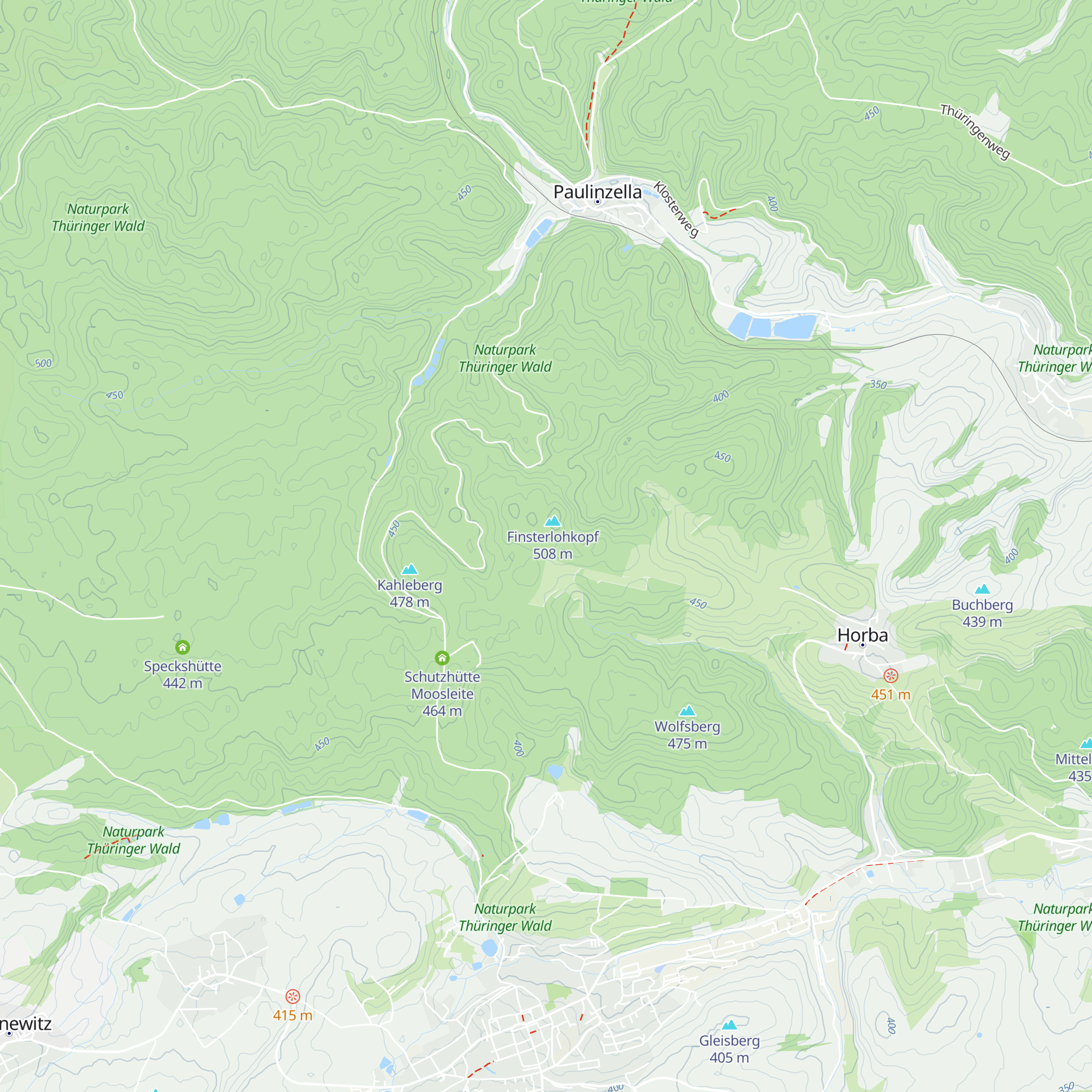 Finsterlohkopfhütte map