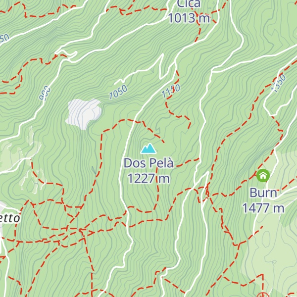 Map of Dos Pelà