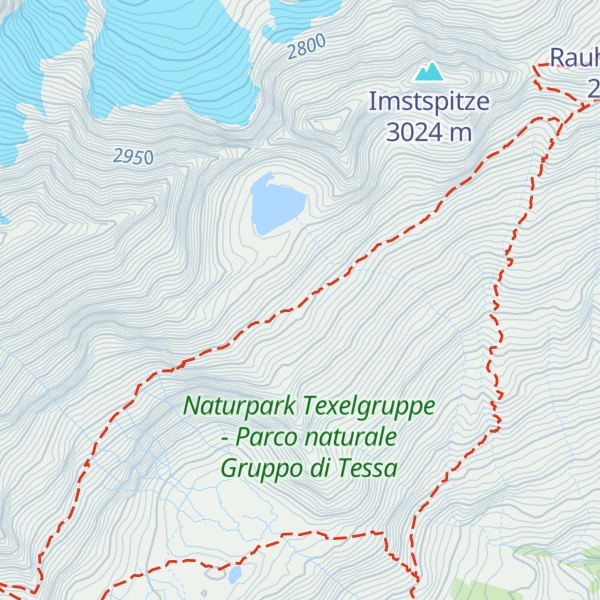 Map of Rauhjoch Biwak (Josef Pixner Biwak)