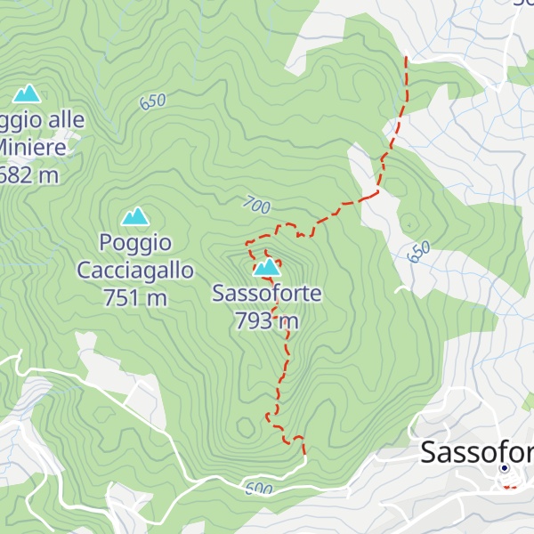 Map of Sassoforte