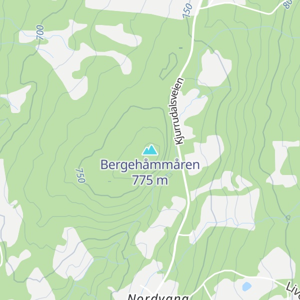 Map of Bergehåmmåren