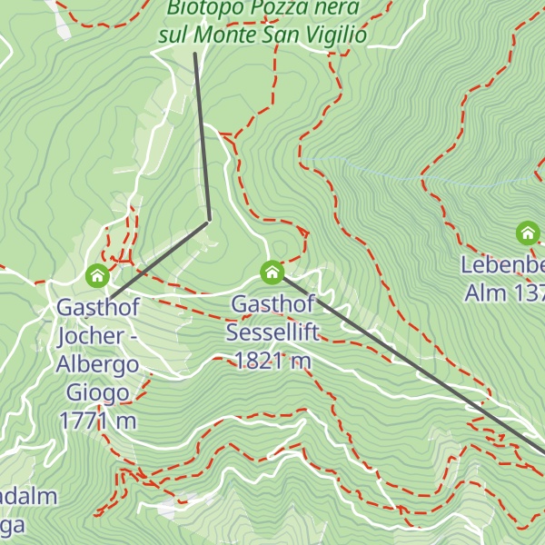 Map of Gasthof Sessellift