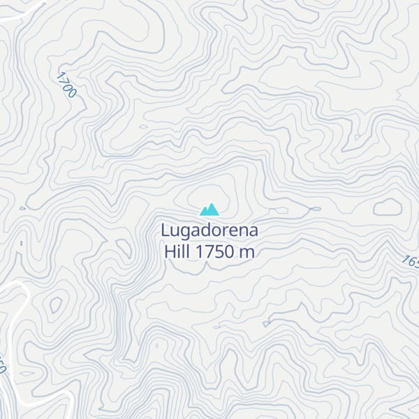 Map of Lugadorena Hill