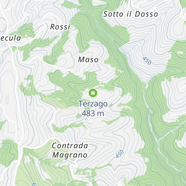 Map of Terzago