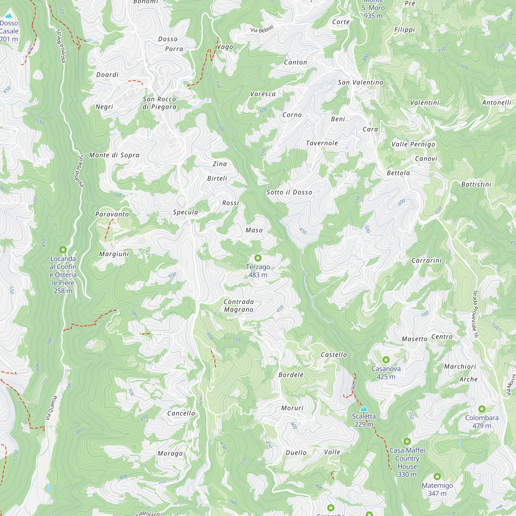 Terzago map