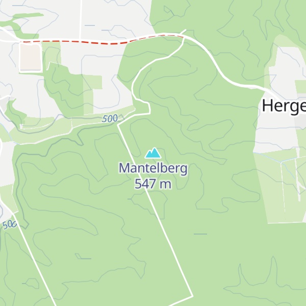 Map of Mantelberg