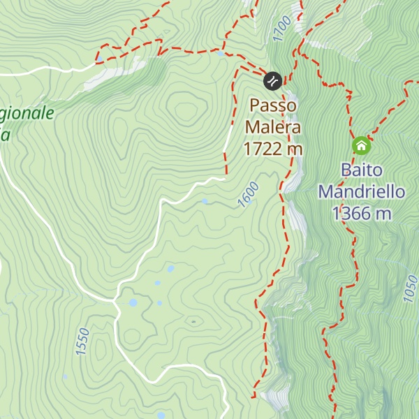 Map of Malga Malera di sopra