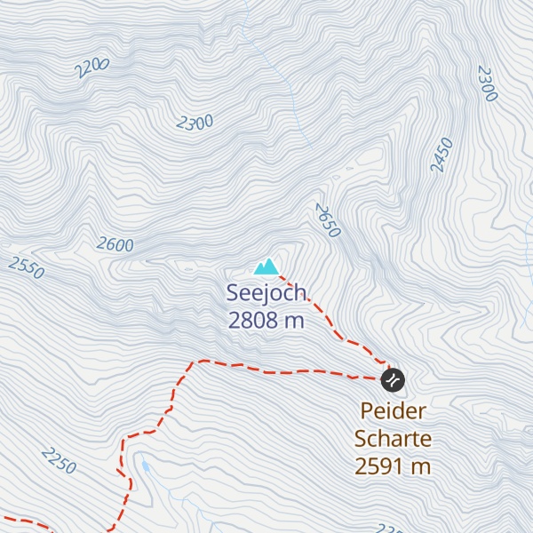Map of Seejoch