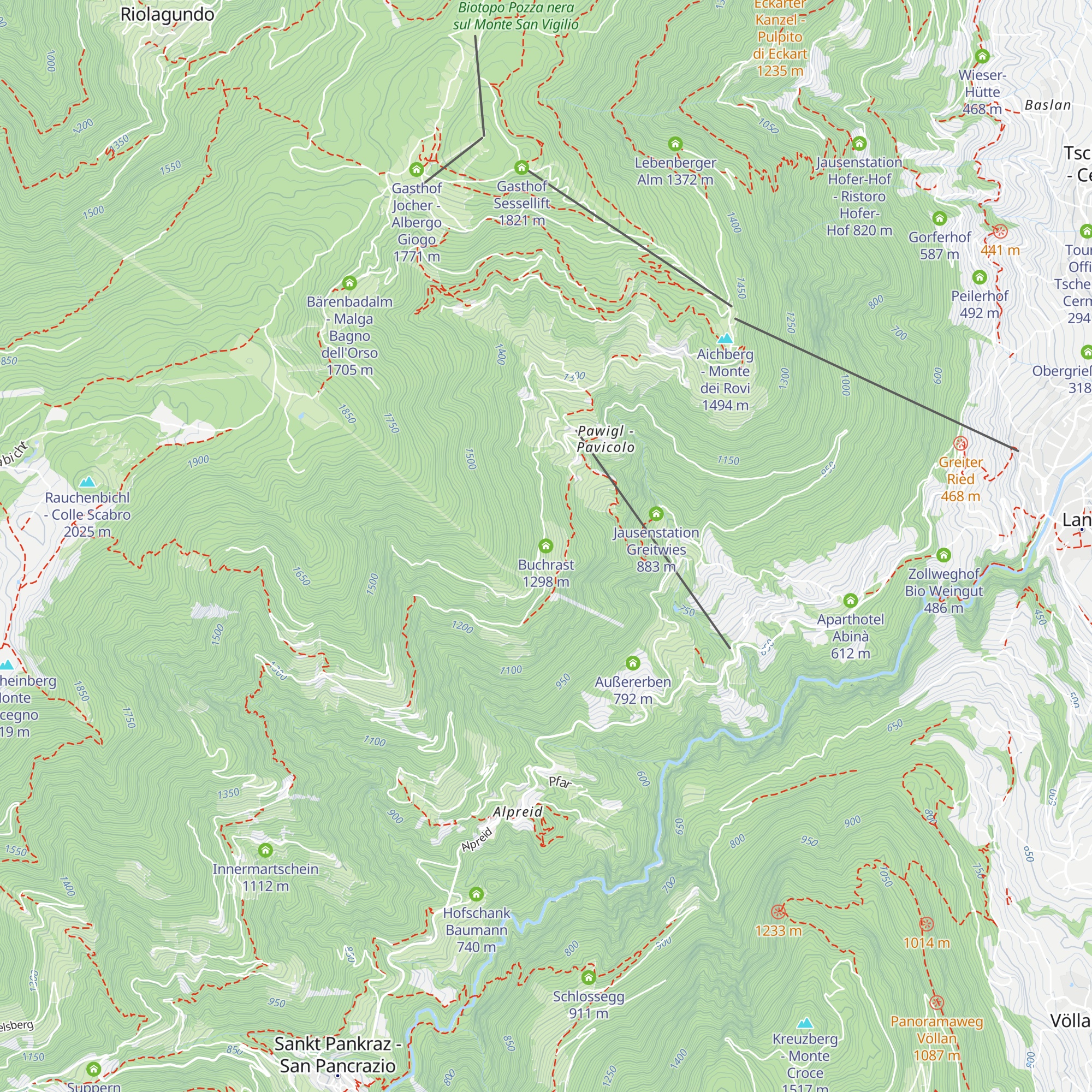 Buchrast map
