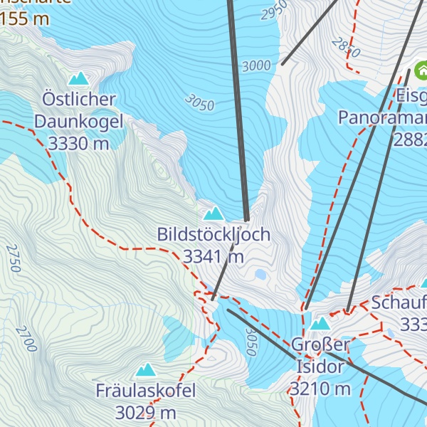 Map of Bildstöckljoch