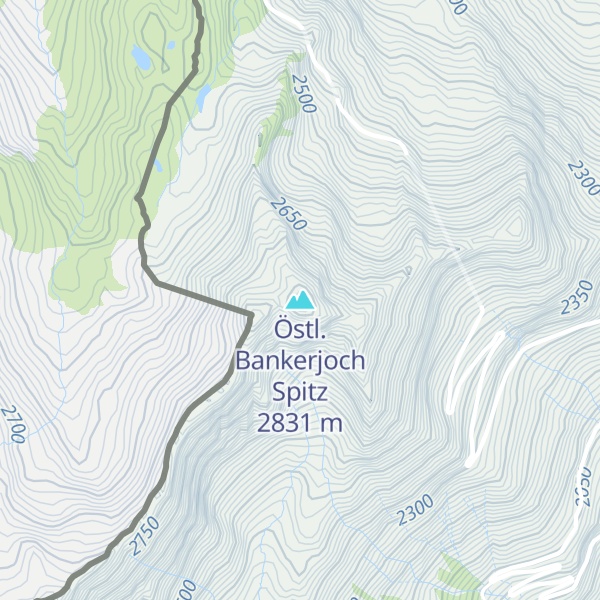 Map of Östl. Bankerjoch Spitz