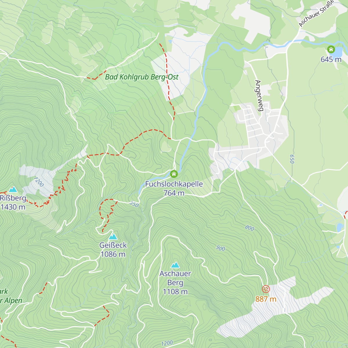 Fuchslochkapelle map