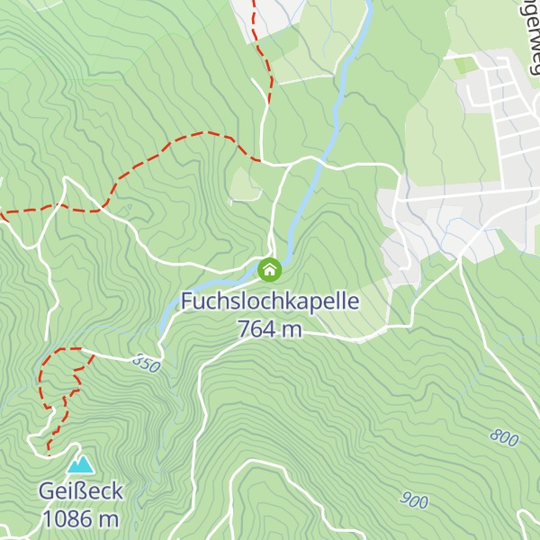 Map of Fuchslochkapelle