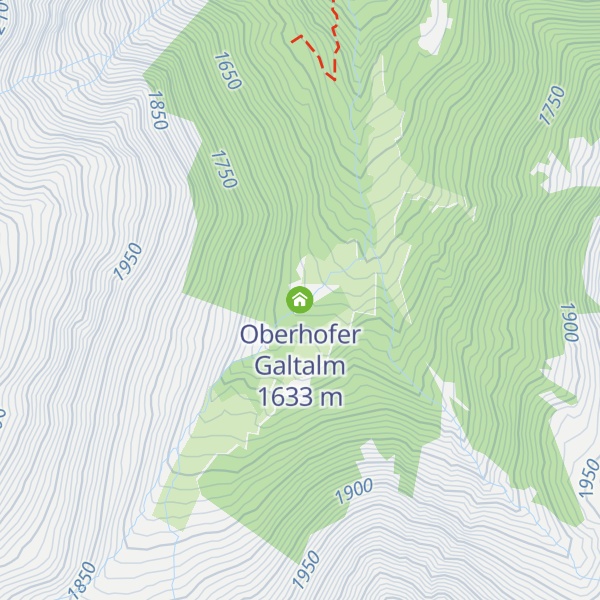 Map of Oberhofer Galtalm