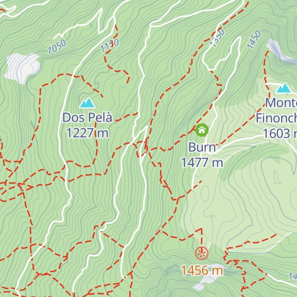 Map of Malga Finonchio