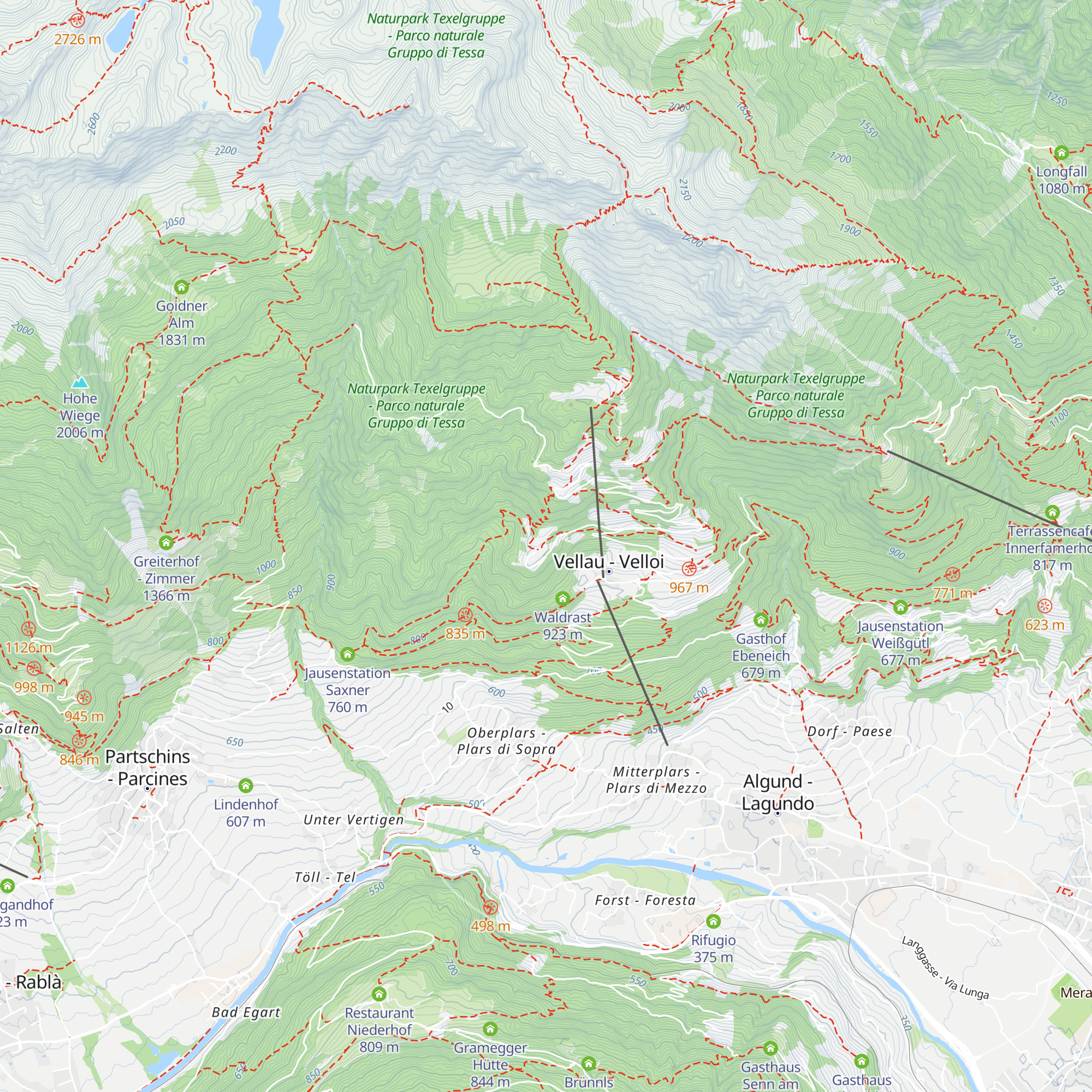 Berggasthof Kienegg map