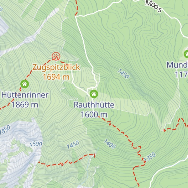 Map of Rauthhütte