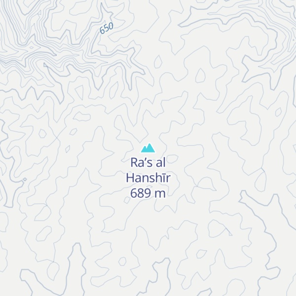 Map of Ra’s al Hanshīr