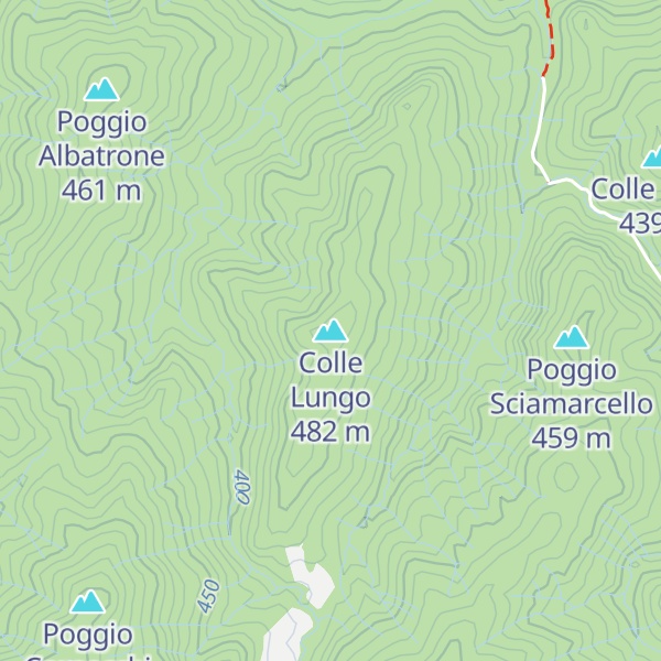 Map of Colle Lungo