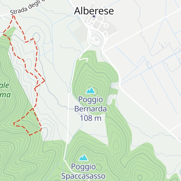 Map of Poggio Bernarda