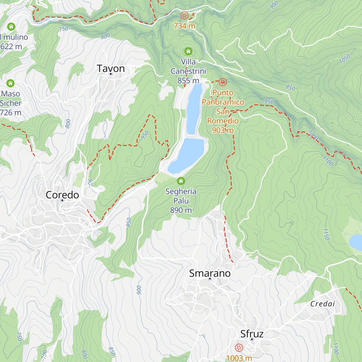 Segheria Palù map